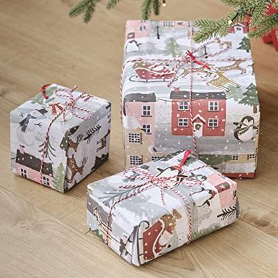 Vel Inpakpapier Kerstdorp (2st) - thumbnail