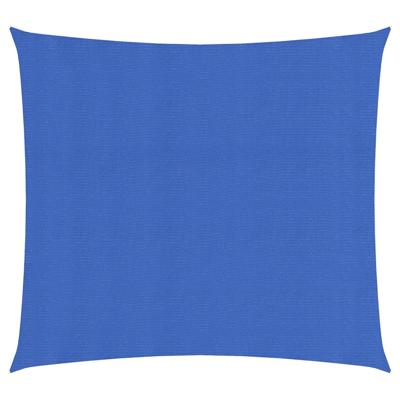 VidaXL Zonnezeil 160 g/m² 2x2 m hdpe blauw