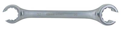 KS Tools 460.2511 Open dubbele ringsleutel, haaks, 17 x 19 mm