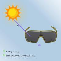 Olympic Sportswear Alpina sports sportbril bonfire olijf - thumbnail