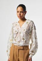 Aaiko Alanza 3d Ten 518 T-shirt Lange Mouw 114300 Les Blancs - thumbnail