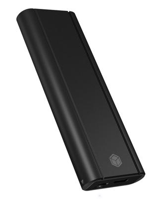 ICY BOX IB-1807MT-C31 behuizing voor opslagstations SDD-behuizing Zwart M.2 - thumbnail