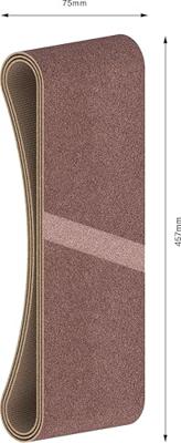 Bosch Accessories 2608606039 Schuurband Korrelgrootte (num) 220 (l x b) 457 mm x 75 mm 3 stuk(s) Bosch Accessories 2608606039 Schuurband Korrelgrootte (num) 220 (l x b) 457 mm x 75 mm 3 stuk(s)