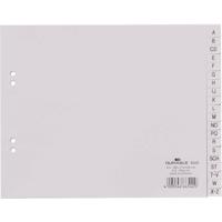 Durable 6500 Register DIN A4 A-Z Polypropyleen Grijs 20 tabbladen Bedrukte tabs 650010 - thumbnail