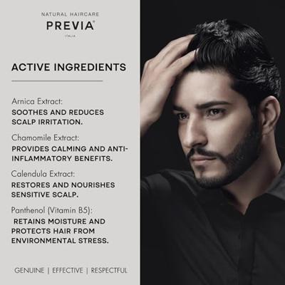 Previa Natural Haircare Extra Life Calming Shampoo 100ml