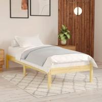 Bedframe massief hout 75x190 cm - thumbnail