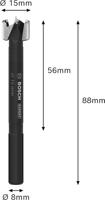 Bosch Accessories 2608901824 Forstnerboor 15 mm Gezamenlijke lengte 88 mm 1 stuk(s) - thumbnail