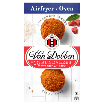 Van Dobben Airfryer Oven Rundvlees Bitterballen 300 g bij Jumbo