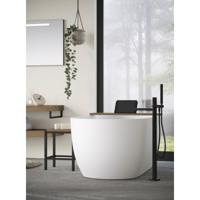 Looox Chill vrijstaand ligbad - 170x80x60cm - Acryl - mat wit chill17080mw - thumbnail