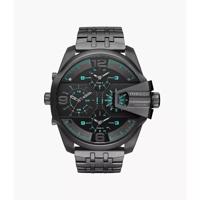 Diesel heren DZ7372 &apos;Uber Chief&apos; 4 tijdzones zwart roestvrij stalen horloge - thumbnail