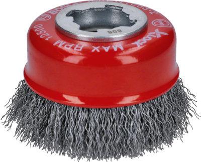 Bosch Accessoires X-LOCK Komstaalborstel gegolfde draad 75mm Staal 0.3mm - 1 stuk(s) - 2608620725