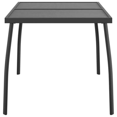 Tuintafel 110x80x72 cm staalgaas antracietkleurig