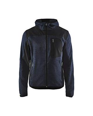 Blåkläder Gebreid vest met softshell 49302117 | Donker marineblauw/Zwart | Maat XS - 7330509658543