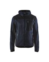 Blåkläder Gebreid vest met softshell 49302117 | Donker marineblauw/Zwart | Maat XS - 7330509658543 - thumbnail