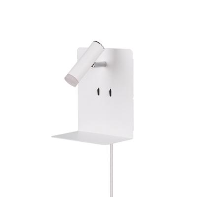Trio Wand lampElement met schapje mat wit - 222570231