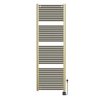 Elektrische Radiator BWS Lara 181.7x60 Cm Smart Wifi Geborsteld Messing PVD Elektrische Radiator BWS Lara 181.7x60 Cm Smart Wifi Geborsteld Messing PVD