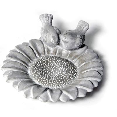 Mega Collections zonnebloem vogelbadje Ø 23 x 7cm