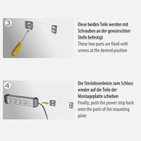 Brennenstuhl 1391010601 Overspanningsveilige stekkerdoos Zilver-zwart Randaarde stekker 1 stuk(s) - thumbnail