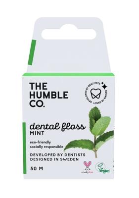 The Humble Co Dental floss fresh mint 50 meter 1 Stuks The Humble Co Dental floss fresh mint 50 meter 1 Stuks