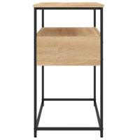 Wandtafel 75x40x75 cm bewerkt hout sonoma eikenkleurig - thumbnail