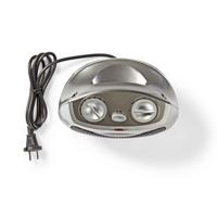 Nedis Keramische ventilatorkachel | 750 & 1500 W | Grijs - thumbnail