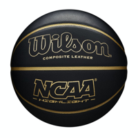 BASKETBALL BALL WILSON NCAA HIGHLIGTH 295 BLACK SIZE 7 - thumbnail