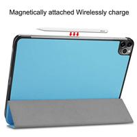 3-Vouw sleepcover hoes - iPad Pro 11 inch (2020) - Lichtblauw - thumbnail