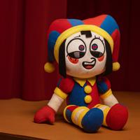 The Amazing Digital Circus grote pluchen Pomni knuffel - thumbnail