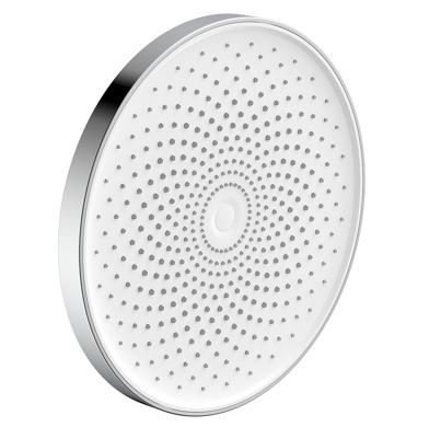 LA ROCHELLE hoofddouche, chroom-wit antikalk nozzles transparant hoofddouche: Ø ca. 26 cm kogelgewricht ½" (Ø ca. 1,9 cm) aansluiting garantie: 5 jaar