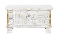 Koffer DKD Home Decor Metaal Mangohout 80 x 40 x 45 cm - thumbnail