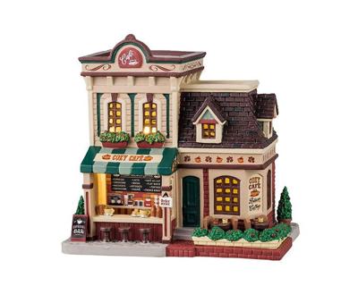 Cozy CafE 16x22x24 cm Kersthuisje LEMAX - Lemax Cozy CafE 16x22x24 cm Kersthuisje LEMAX - Lemax