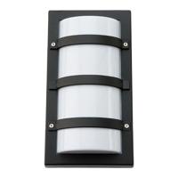 SG Trio LED Wandlamp 10W 2700K mat zwart IP65 IK10 614524 - thumbnail