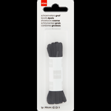 HEMA Schoenveters Grof Zwart 90 cm bij Jumbo