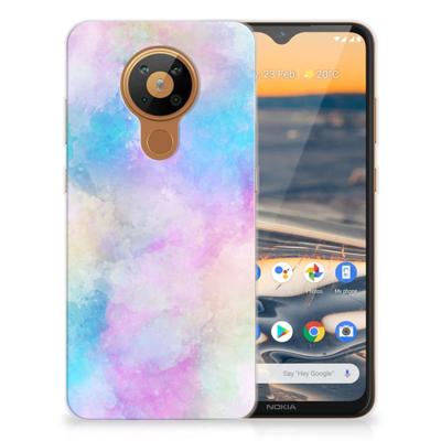 Smartphone hoesje Nokia 5.3 Watercolor Light Smartphone hoesje Nokia 5.3 Watercolor Light