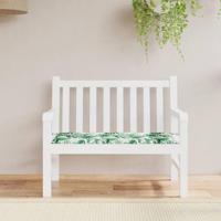 VidaXL Tuinbankkussen 120x50x3 cm oxford stof bladpatroon - thumbnail