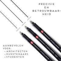 Talens • pigment fineliner set vet, 3 stuks - thumbnail