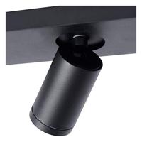 Lucide TAYLOR - Plafondspot Badkamer - LED Dim to warm - GU10 - 2x5W 2200K/3000K - IP44 - Zwart - thumbnail