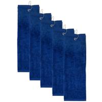 The One Golfhanddoek 40x50 cm 450 gram Donker blauw - thumbnail