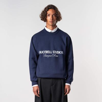 Quotrell Mondrian Knitted Sweater Kw004 Sweater 5430 Navy/white