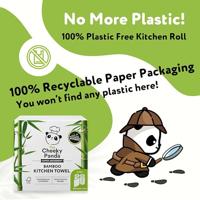 The Cheeky Panda Keukenpapier - fsc bamboe - 2-laags - 2st - thumbnail