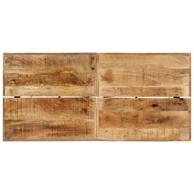 Bartafel 150x70x107 cm massief mangohout en ijzer