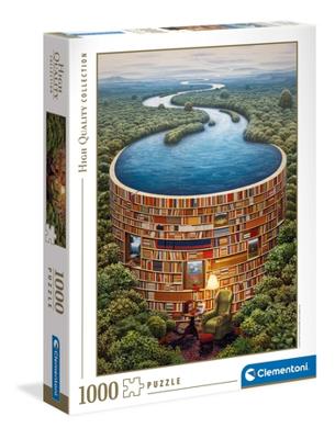 Clementoni legpuzzel bibliodame, 1000st.