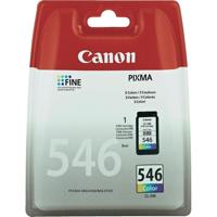 Originele inkt cartridge Canon 8289B001 CL-546 PIXMA MG2250/2450 Zwart Cyaan/Magenta/Geel - thumbnail