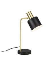 Trio Design bureaulampAdam Zwart met goud - R51041080 - thumbnail