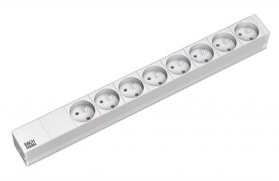 Bachmann 333.819 19 inch Stekkerdoos voor patchkast 1 HE Vast inbouw Wit Bachmann 333.819 19 inch Stekkerdoos voor patchkast 1 HE Vast inbouw Wit