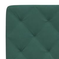 Bedframe met LED zonder matras fluweel donkergroen 180x200 cm - thumbnail