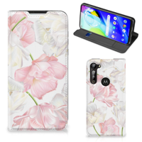 Motorola Moto G8 Power Smart Cover Lovely Flowers - thumbnail