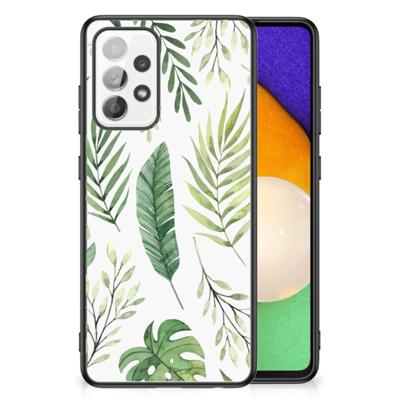Samsung Galaxy A52 | A52s (5G/4G) Bloemen Hoesje Leaves Samsung Galaxy A52 | A52s (5G/4G) Bloemen Hoesje Leaves
