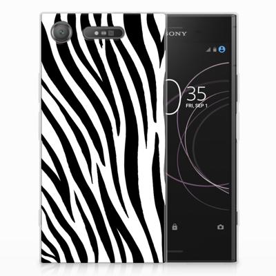 Sony Xperia XZ1 TPU Hoesje Zebra