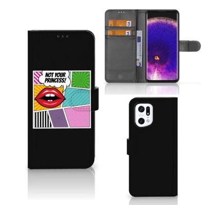 OPPO Find X5 Pro | Wallet Case | met Pasjes | Popart Princess OPPO Find X5 Pro | Wallet Case | met Pasjes | Popart Princess